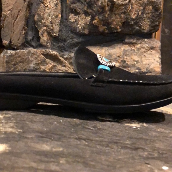 Lisa Vicky Lisa & Vicky suede mules turquoise - Picture 2 of 6